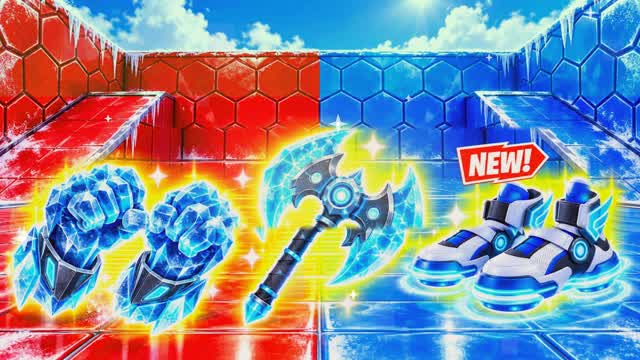 Red vs Blue Mega Games 🔴🔵 — Fortnite Creative map