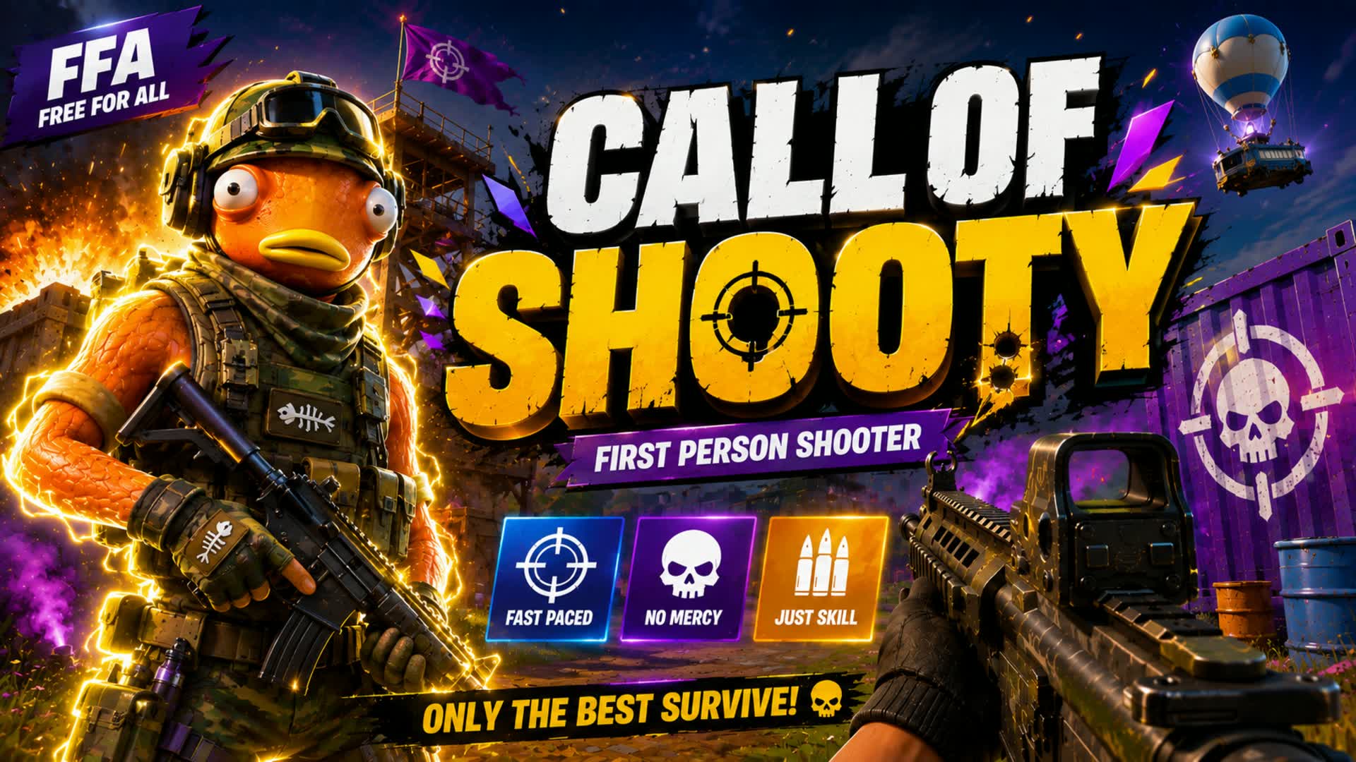 Call of Shooty  [FFA] - Firstperson — Fortnite Creative map