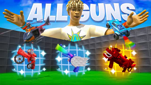 CRAZY 1v1 FFA — Fortnite Creative map cover art