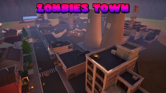 ZOMBIES TOWN — Fortnite Creative map cover art