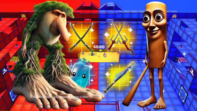 ITALIAN BRAINROT RED VS BLUE TMNT🔴 🔵 — Fortnite Creative map