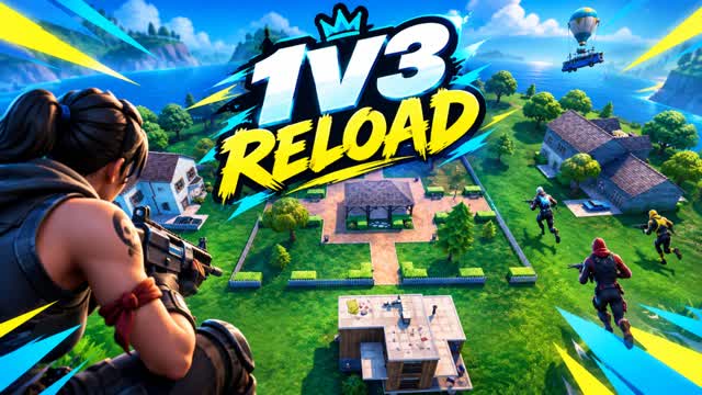1V3 RELOAD — Fortnite Creative map cover art