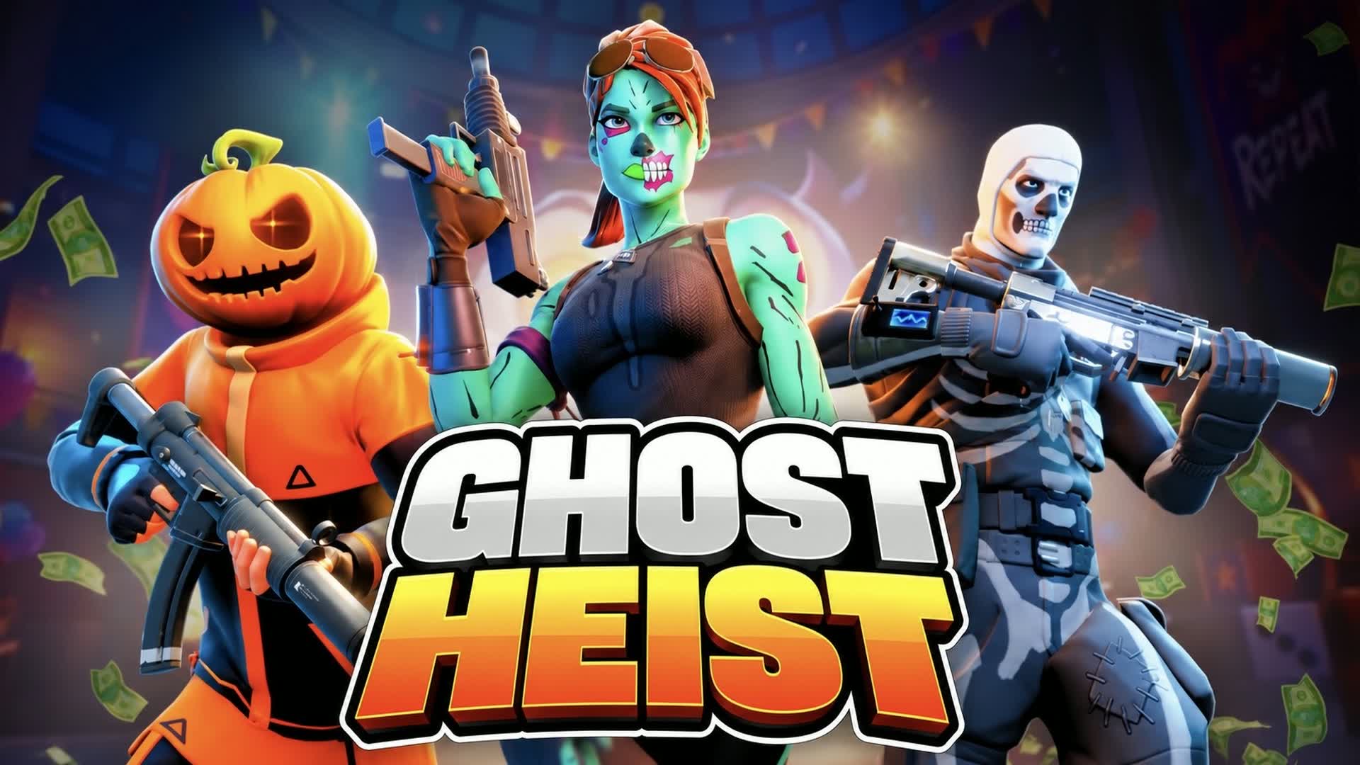 GHOST HEIST ESCAPE [ROGUELIKE] — Fortnite Creative map