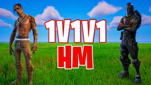 🔥1v1v1 HM العاصفه🌀 — Fortnite Creative map cover art
