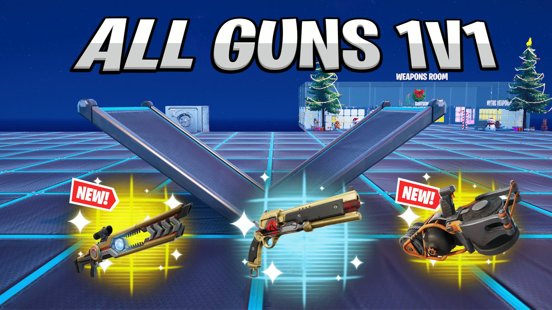 1V1 ALL GUNS — Fortnite Creative map