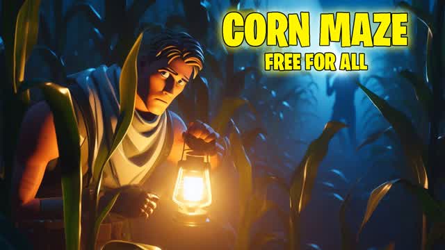 Corn Maze Free for all — Fortnite Creative map cover art