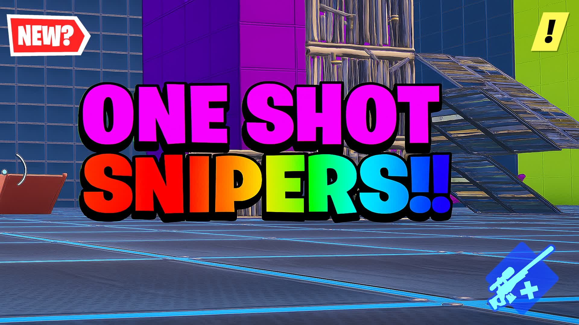 One Shot Sniper Towers — Fortnite Creative map