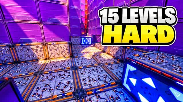 SPEEDRUN PARKOUR ⭐ 15  HARD باركور — Fortnite Creative map