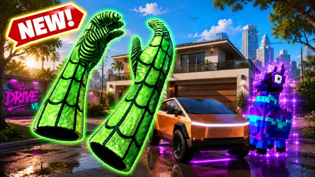 SPIDER GRAND DRIVE AUTO VI**!!* — Fortnite Creative map cover art