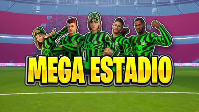 MEGA ESTADIO — Fortnite Creative map cover art