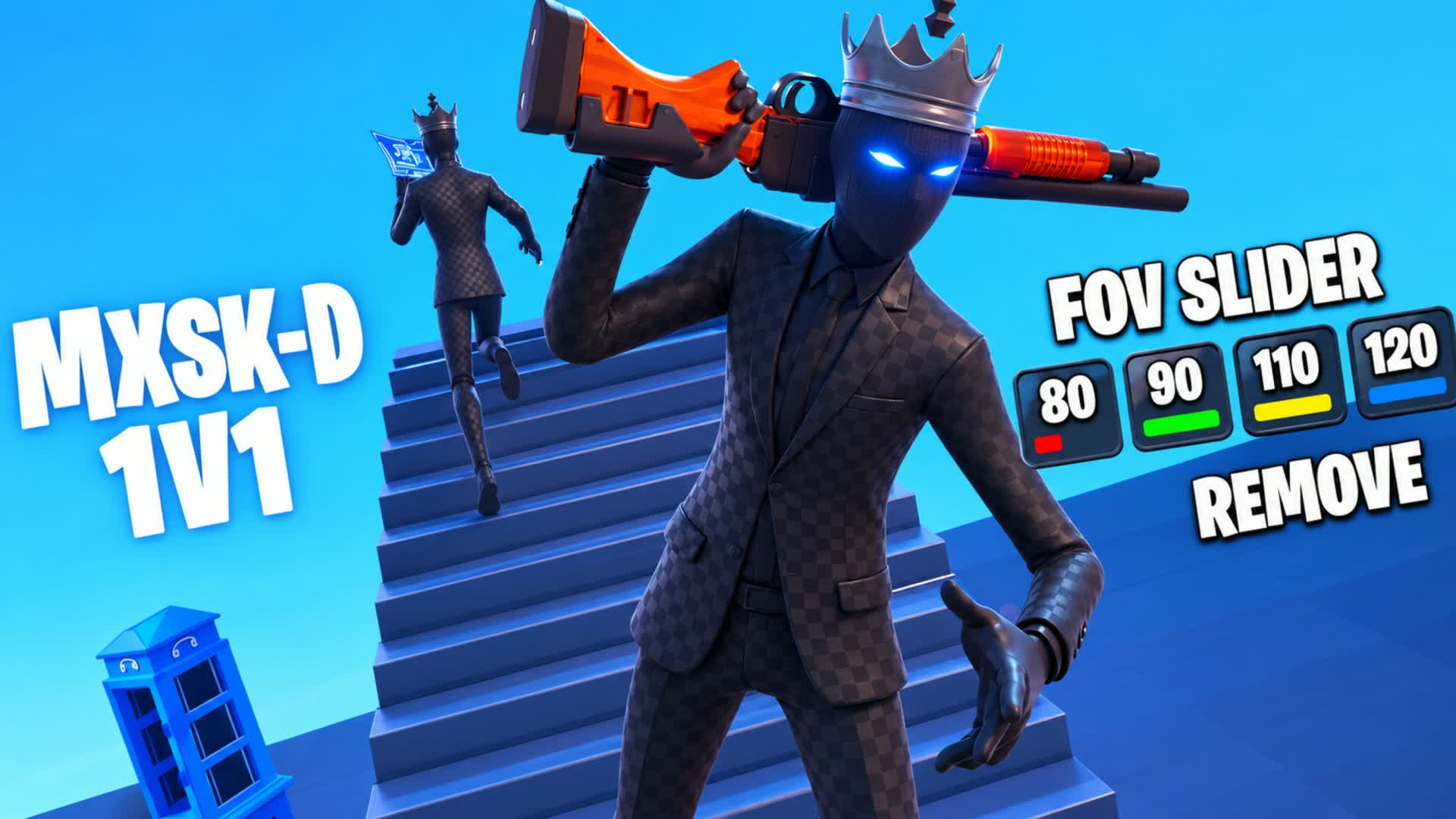 MASKED 1v1 — Fortnite Creative map
