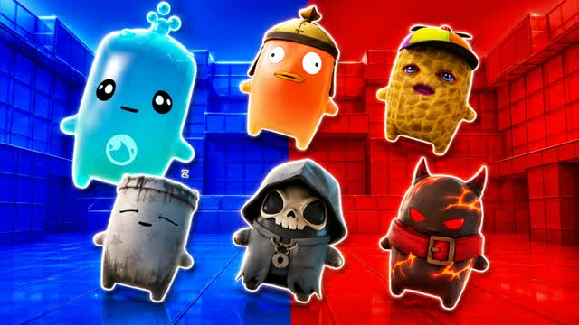 BLUE VS RED CRITICAL PATH 🔵🔴 — Fortnite Creative map cover art