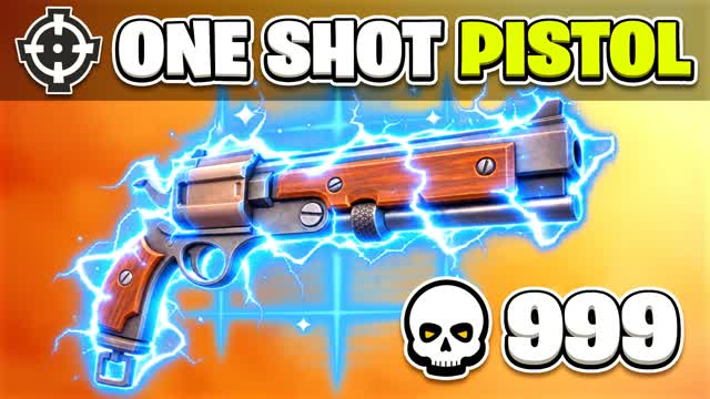 🎯PISTOL ONE SHOT 💥GUN GAME⭐ — Fortnite Creative map