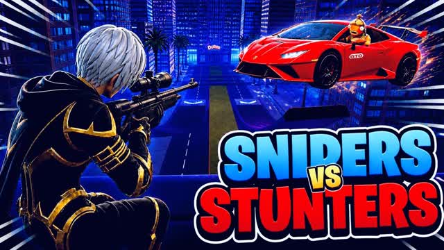 Snipers vs Stunters — Fortnite Creative map