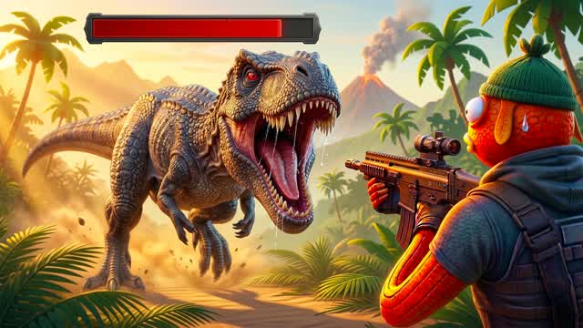 🦖 TREX SURVIVAL — Fortnite Creative map