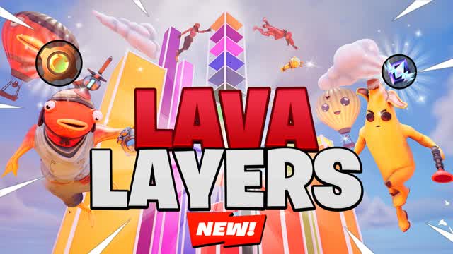 LAVA LAYERS🌋 — Fortnite Creative map cover art