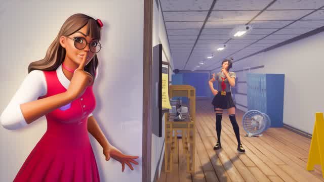 🏫 High School Hide N Seek 🏫 — Fortnite Creative map cover art