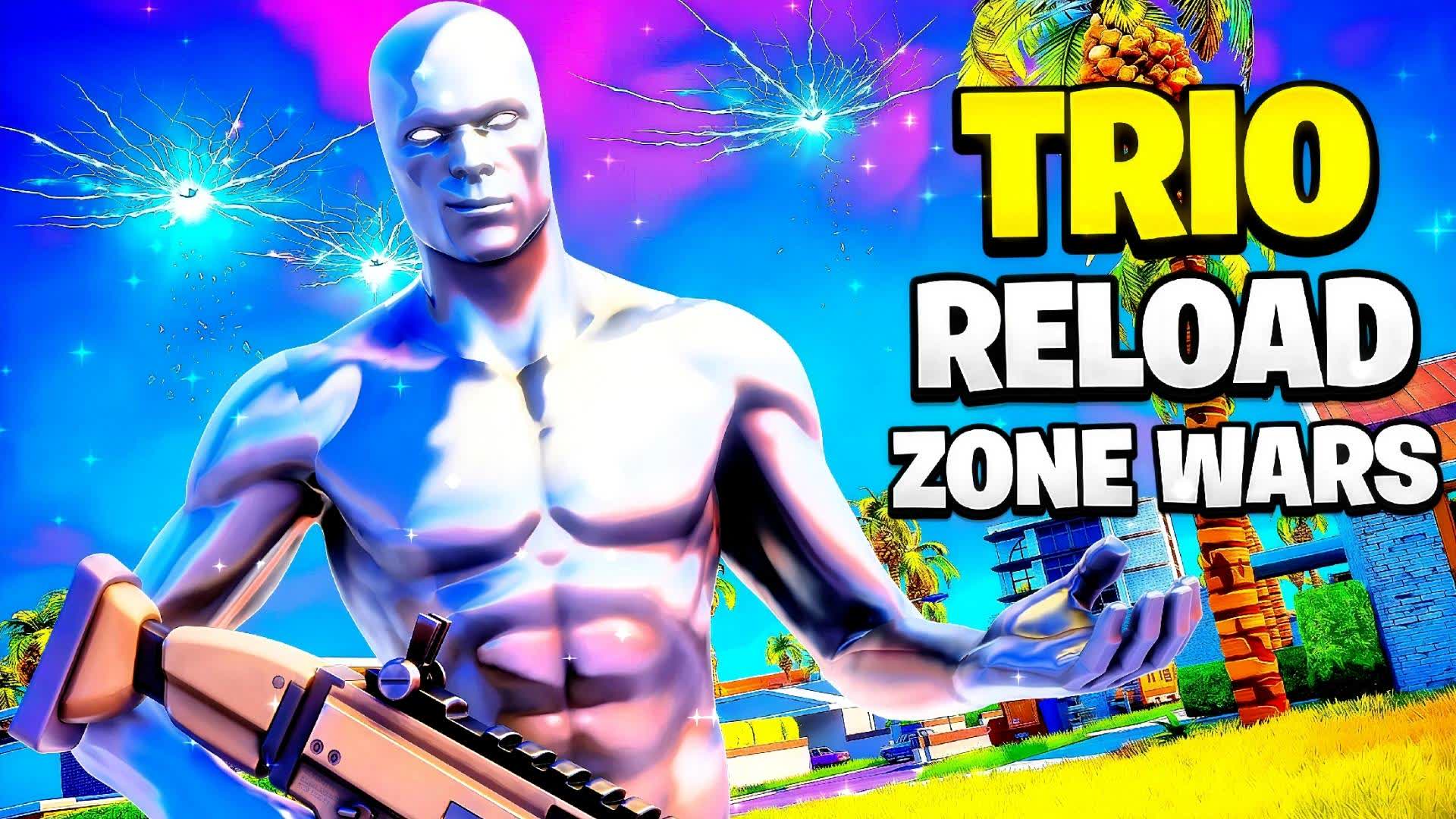 TRIO RELOAD ZONE WARS — Fortnite Creative map