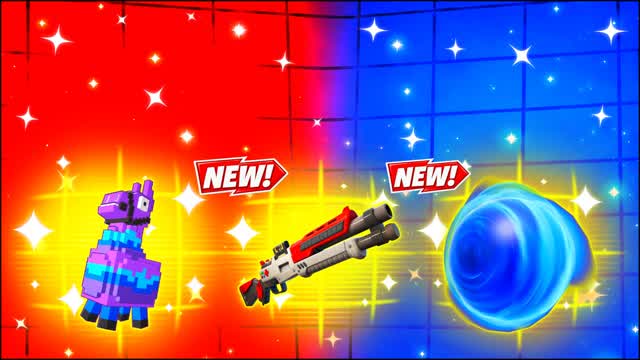 RED VS BLUE POSITION BRIDGE 🔴🔵 — Fortnite Creative map cover art
