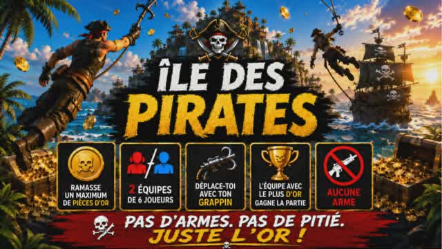 La Ruée vers l'Or des Pirates — Fortnite Creative map