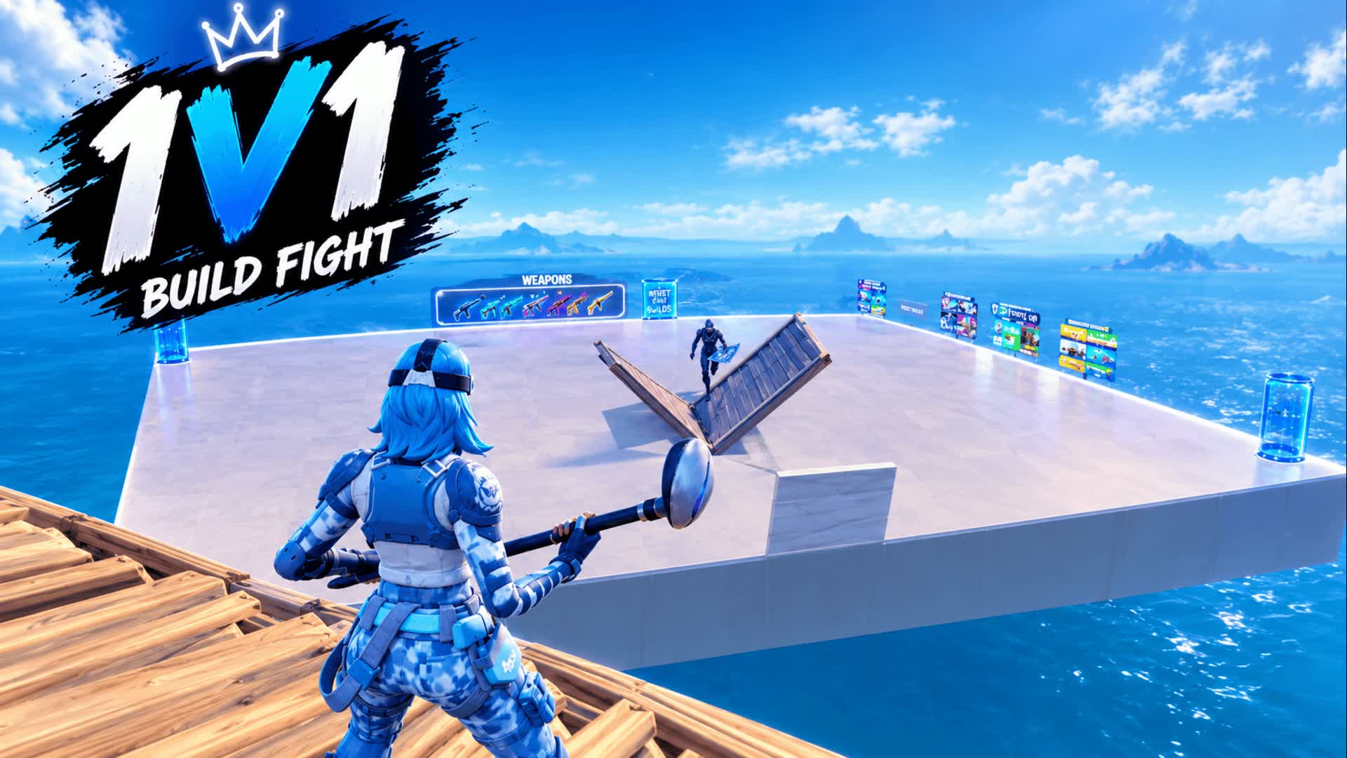 1V1  EZOₓTЯK — Fortnite Creative map