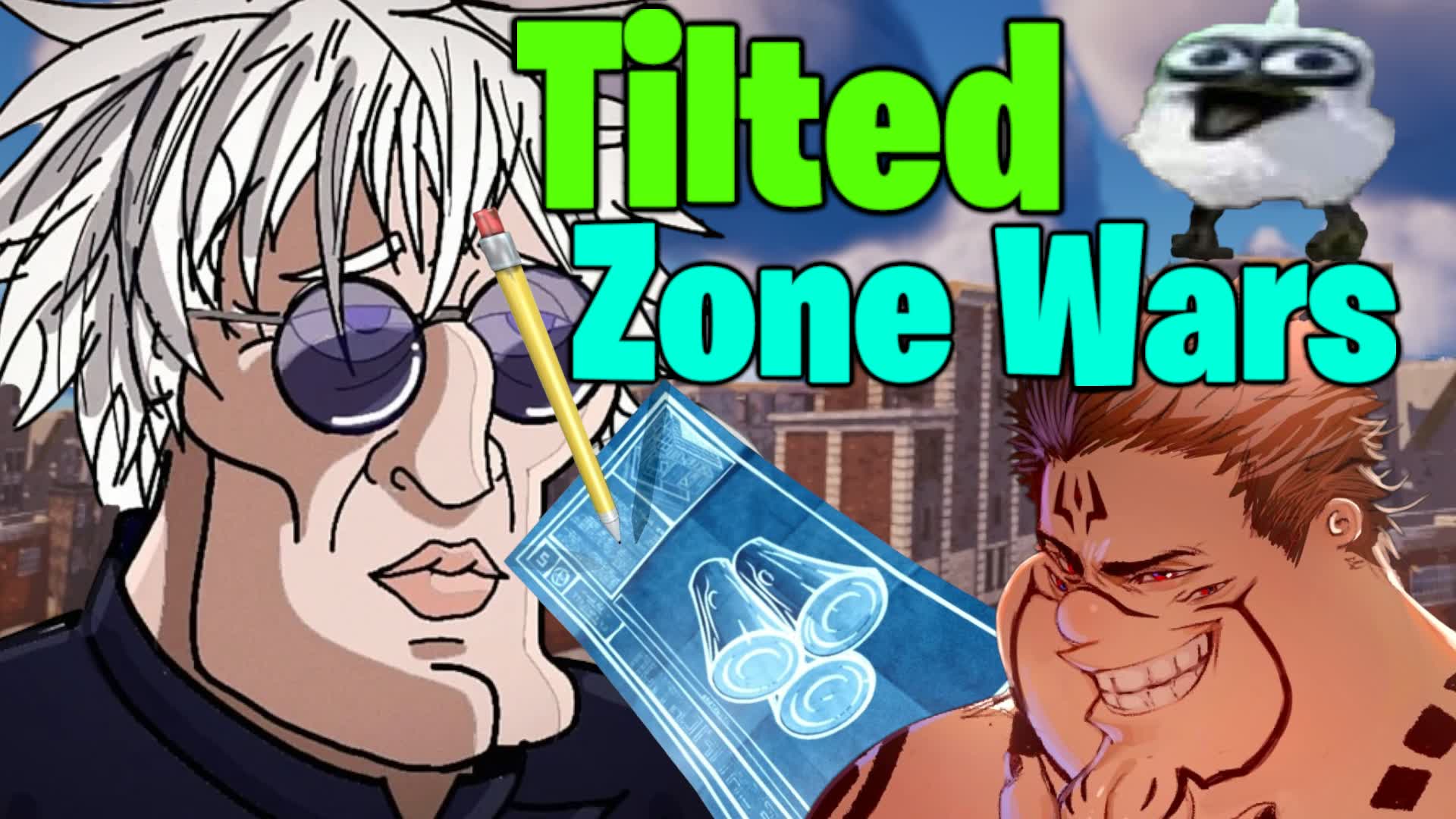 Tilted Zone Wars Chapter 4 Late Game JJK — Fortnite Creative map