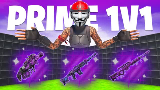 PRIME 1V1 ⭐ FREE FOR ALL ⭐ ALL GUNS — Fortnite Creative map cover art