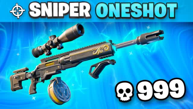 WILD SNIPER ONE SHOT 🎯 GREASY GROVE — Fortnite Creative map cover art