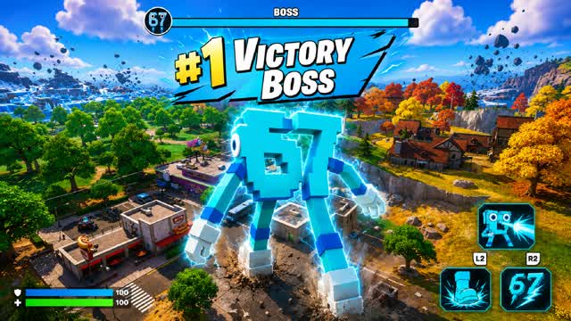 BRAINROT MEGA CITY FFA — Fortnite Creative map
