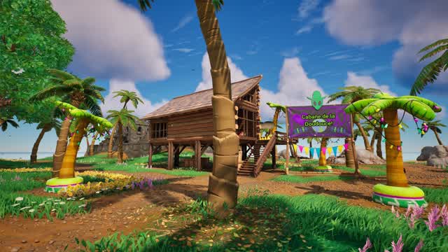 Doucedesbois Island - FFA — Fortnite Creative map cover art