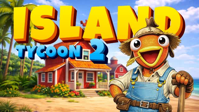 Farm Island Tycoon 2 — Fortnite Creative map cover art