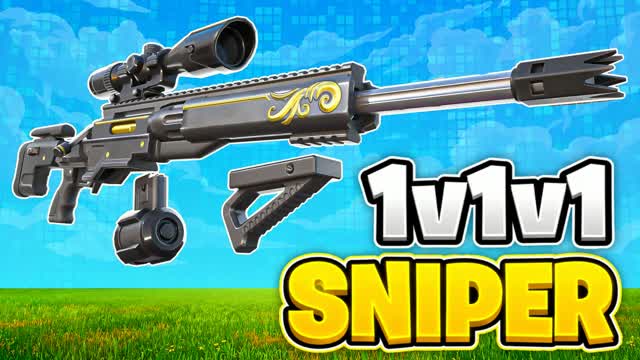 1V1V1 SNIPER RELOAD - ONE SHOT🎯 — Fortnite Creative map