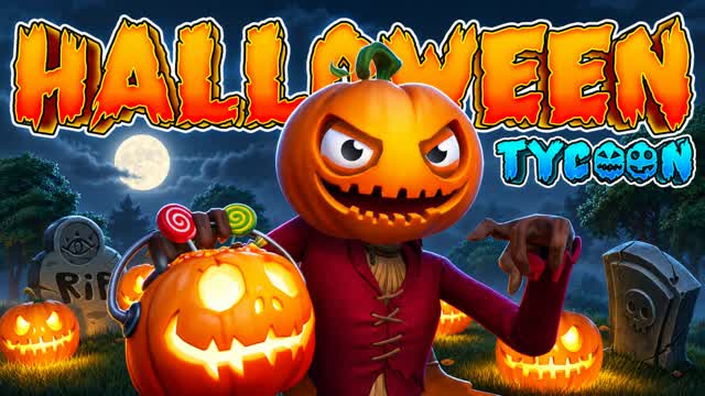 HALLOWEEN TYCOON [NEW] — Fortnite Creative map cover art