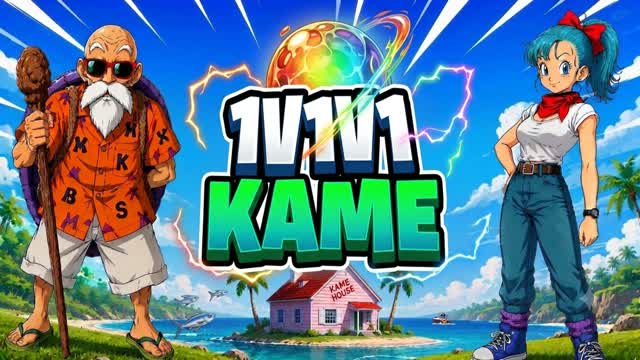 1V1V1 KAME — Fortnite Creative map cover art