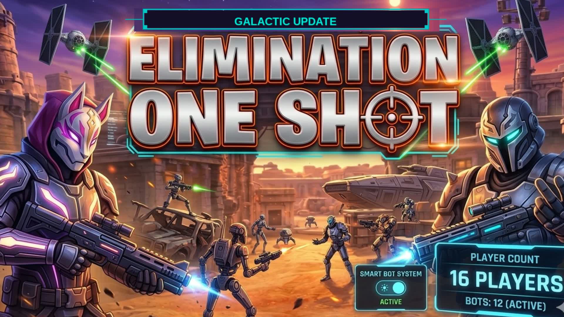 ELIMINATION: ONE SHOT — Fortnite Creative map