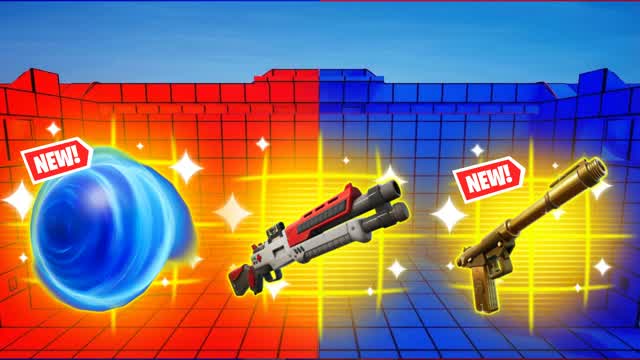 🔴🔵 RED VS BLUE FINAL BATTLE — Fortnite Creative map cover art