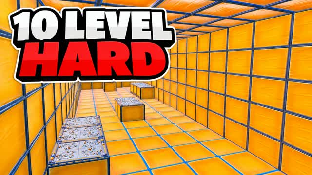 HARD PARKOUR 10 LEVELS باركور — Fortnite Creative map cover art