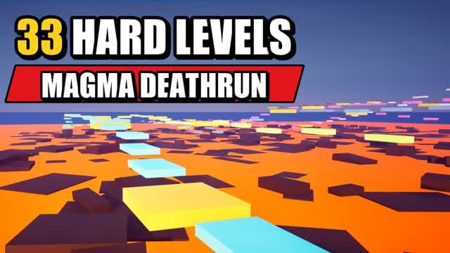 MAGMA DEATHRUN: 33 HARD LEVELS — Fortnite Creative map