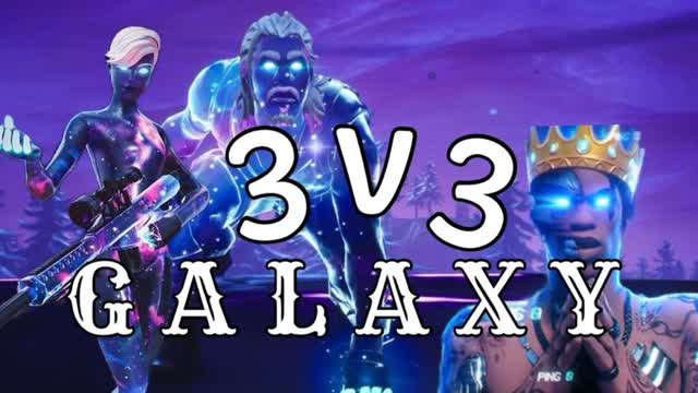 3v3 GALAXY — Fortnite Creative map cover art