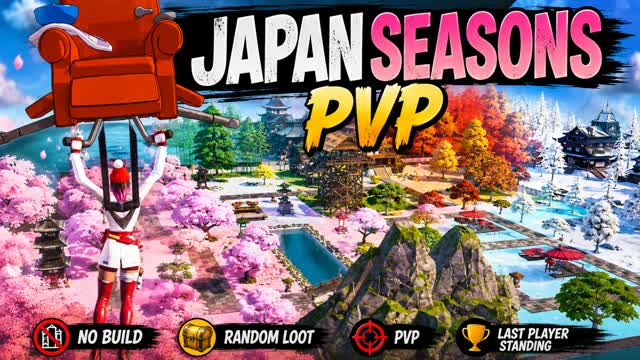 Japan Seasons PVP — Fortnite Creative map cover art