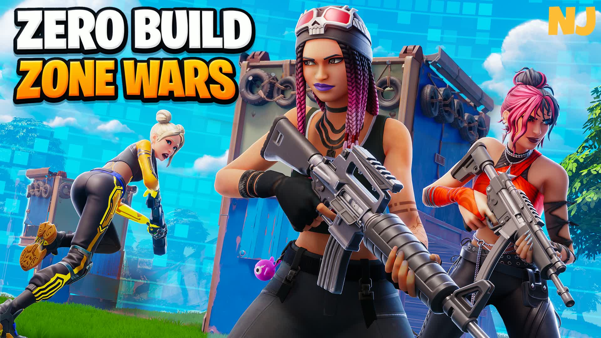 Zero Build Zone Wars [NJ x H8] — Fortnite Creative map
