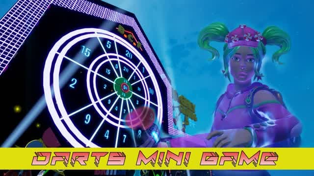 DARTS MINI GAME — Fortnite Creative map cover art