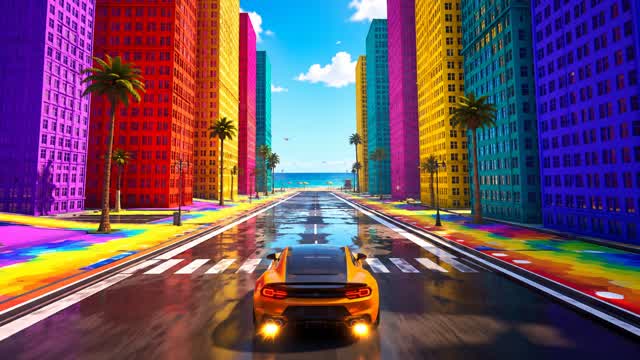 NEW CITY - COLORFUL AVENUE — Fortnite Creative map