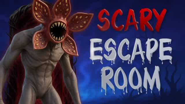 SCARY ESCAPE ROOM 40LVL — Fortnite Creative map cover art