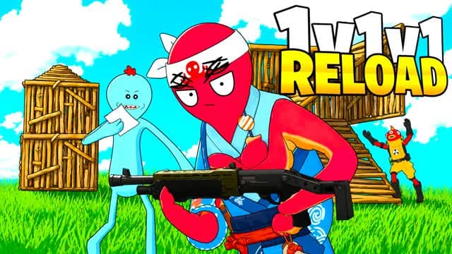 1V1V1 RELOAD CARTOON 🎨 — Fortnite Creative map