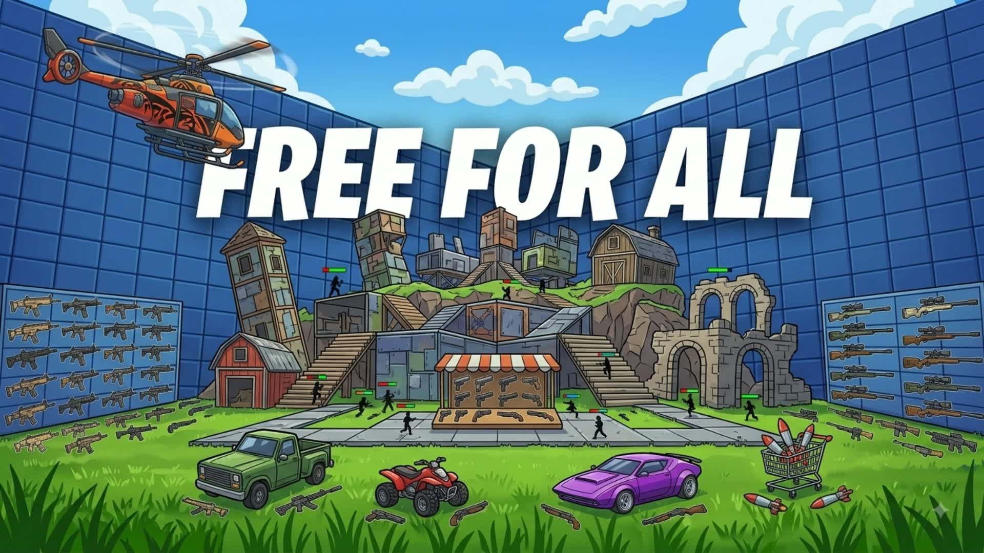 FREE FOR ALL (FFA)✨ — Fortnite Creative map