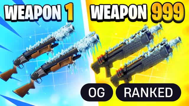 Double Pump Gun Game — Fortnite Creative map cover art
