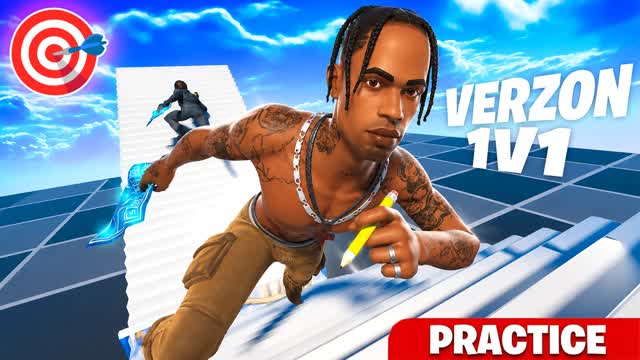VERZON 1VS1 BUILD FIGHT — Fortnite Creative map cover art