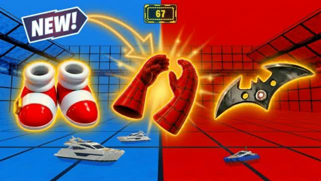 HUGGY RVB RED VS BLUE INCREDIBLE🔴🔵 — Fortnite Creative map