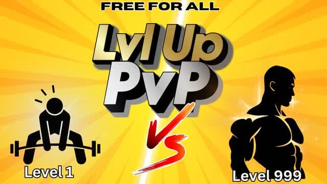 Lvl Up PvP - Free For All — Fortnite Creative map cover art
